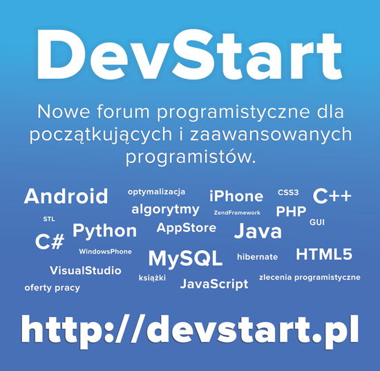 Forum programistyczne DevStart