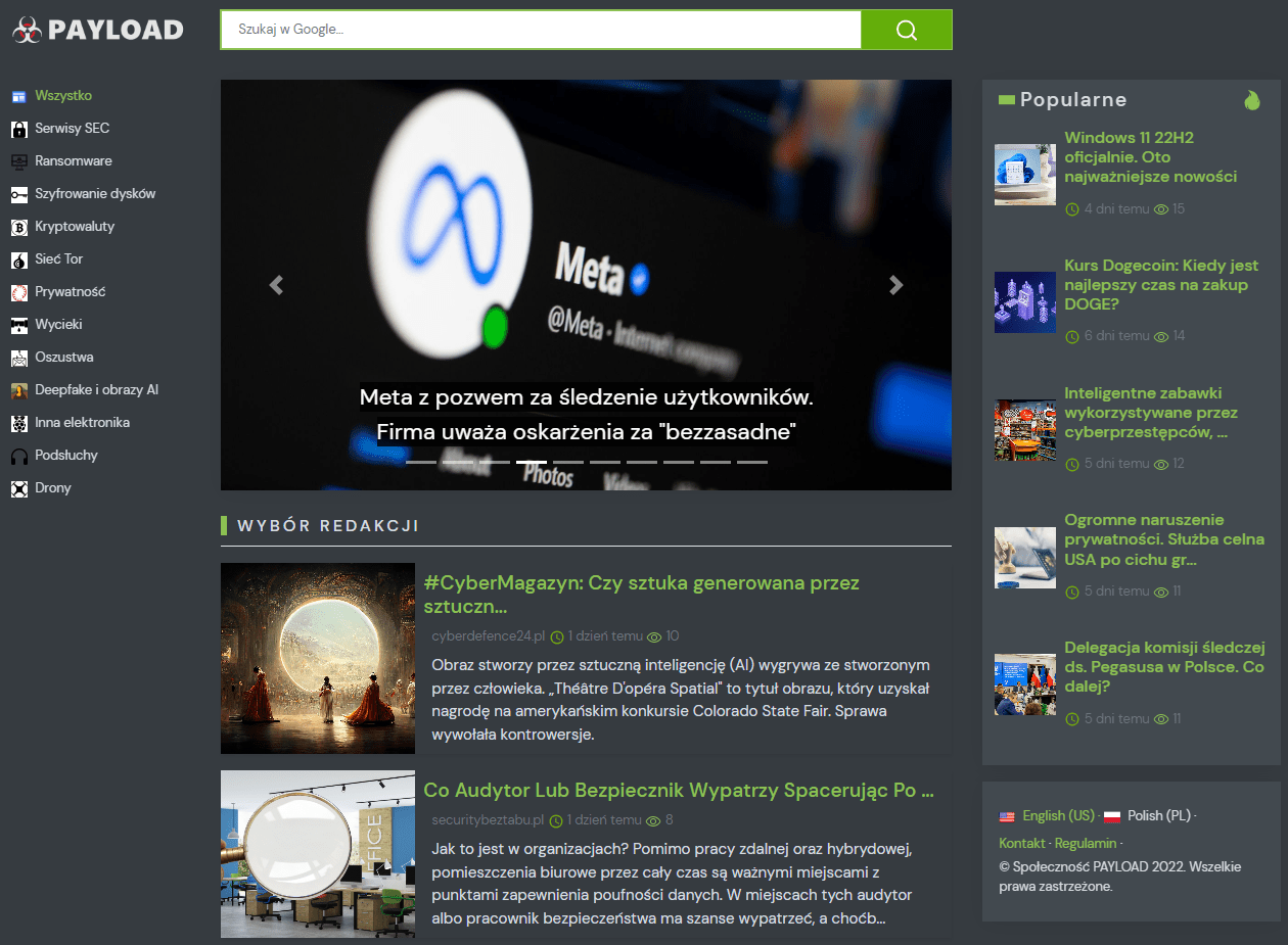 Spo eczno Payload Payload Vs Z3S Security News